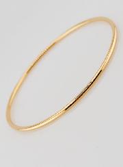 Bracelet Jonc en Plaqué Or - 62mm