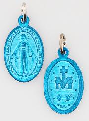 Médaille Miraculeuse Bleue 18mm - Prière en Français