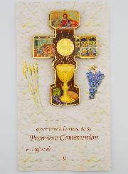 Cadeau de Communion - Croix & Certificat