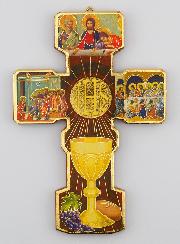 Croix Enfant en Bois & Certificat de Communion