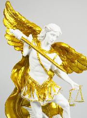 Statue Religieuse de Saint Michel avec Balance  -  40cm