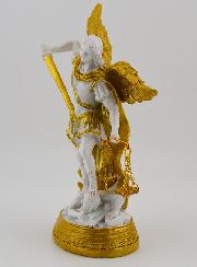 Statue Religieuse de Saint Michel avec Balance - 14cm