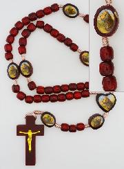 Chapelet Saint Antoine - Grains en Bois