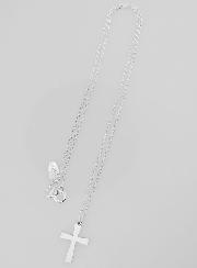 Collier Religieux & Croix - Argent 925/1000