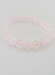 Bracelet en Pierre Naturelle de Calcite Rose - 10mm