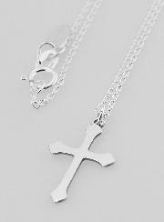 Collier Religieux & Croix - Argent 925/1000