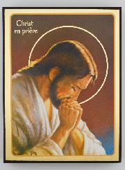 Icône Religieuse Jésus Christ en Prière - 14cm