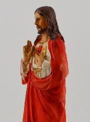 Statue Religieuse Sacré Coeur de Jésus - 15cm