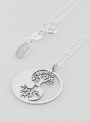 Collier Religieux en Argent - Arbre de Vie Yin & Yang