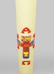 Cierge Pascal Croix Icône du Christ - 88cm