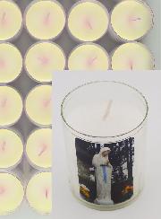 Lot de 24 Bougies Veilleuses Notre Dame de Banneux