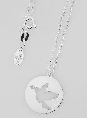 Collier Religieux Colombe - Argent 925/1000