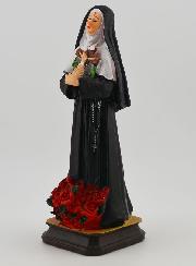 Statue Religieuse de Sainte Rita aux Roses - 13cm