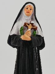Statue Religieuse de Sainte Rita aux Roses - 13cm