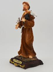 Statue Religieuse de Saint François d'Assise - 13cm