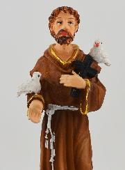 Statue Religieuse de Saint François d'Assise - 13cm