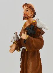 Statue Religieuse de Saint François d'Assise - 13cm