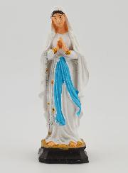 Statue Religieuse de Notre Dame de Lourdes - 7cm
