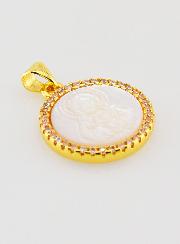 Pendentif en Nacre Sacré Coeur de Jésus - 22mm