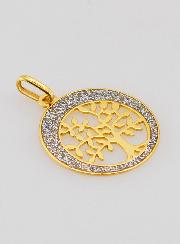 Médaille en Or 9k Arbre de Vie - 14mm