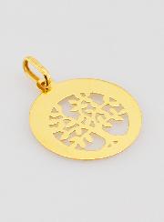 Médaille en Or 9k Arbre de Vie - 14mm