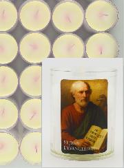 Lot de 24 Bougies Veilleuses Saint Jean Evangéliste