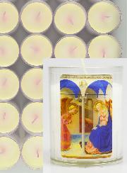 Lot de 48 Bougies Veilleuses ND de l'Annonciation