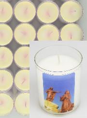 Lot de 24 Bougies Veilleuses Notre Dame de Laus