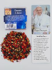 Coffret d'Encens 3 Dons de Dieu & Pape François