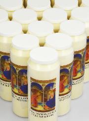 Lot de 20  Bougies de Neuvaine à Notre Dame de l'Annonciation