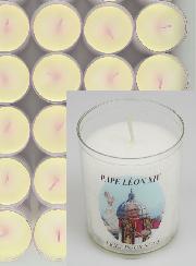 Lot de 48 Bougies Veilleuses Pape Léon XIV