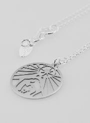 Médaille + Chaîne en Argent - Sainte Famille 20mm