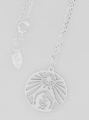Médaille + Chaîne en Argent - Sainte Famille 20mm