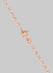 Chaîne en Plaqué Or Rose 45cm - Maille Forçat 1,4mm