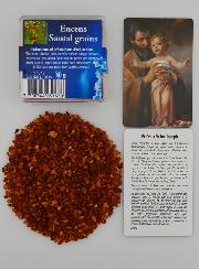 Encens Religieux Santal + Prière St Joseph