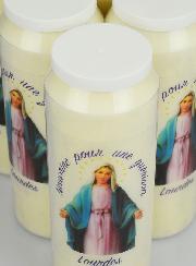 6 Bougies Neuvaine pour une Guérison - 17.5cm