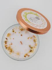 Bougie Parfumée Aromathérapie 256g - Thé Vert & Citrine
