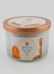 Bougie Parfumée Aromathérapie  256g - Palo Santo & Cornaline