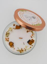 Bougie Parfumée Aromathérapie 256g - Gingembre & Oeil de Tigre