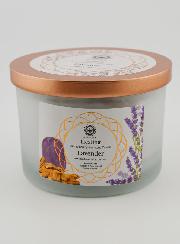 Bougie Parfumée 256g - Lavande & Améthyste