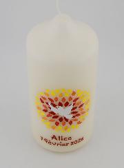 Bougie Souvenir de Confirmation - Esprit Saint