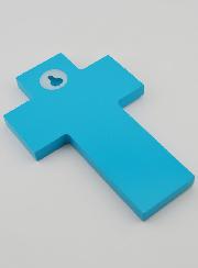 Croix Souvenir de Confirmation en Bois - Colombe