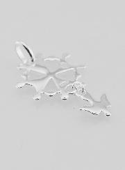 Pendentif Croix de Confirmation - Esprit Saint en Argent