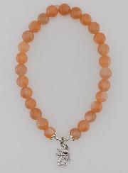 Bracelet en Pierre de Soleil 6mm - Ange Gardien