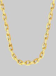 Chaîne Plaqué Or 50cm - Maille Forçat 1,75mm