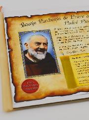 Bougie Parchemin de Prière à La Cire d'Encens - Padre Pio