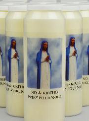 Lot de 20 Bougies de Neuvaine Notre Dame de Kibeho