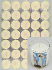 Lot de 48 Bougies Veilleuses ND de Garabandal