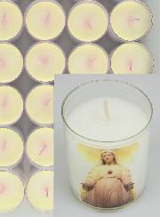 Lot de 48 Bougies Veilleuses ND de Pellevoisin