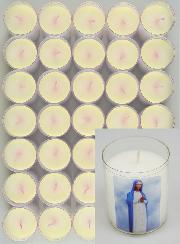 Lot de 48 Bougies Veilleuses ND de Kibeho
